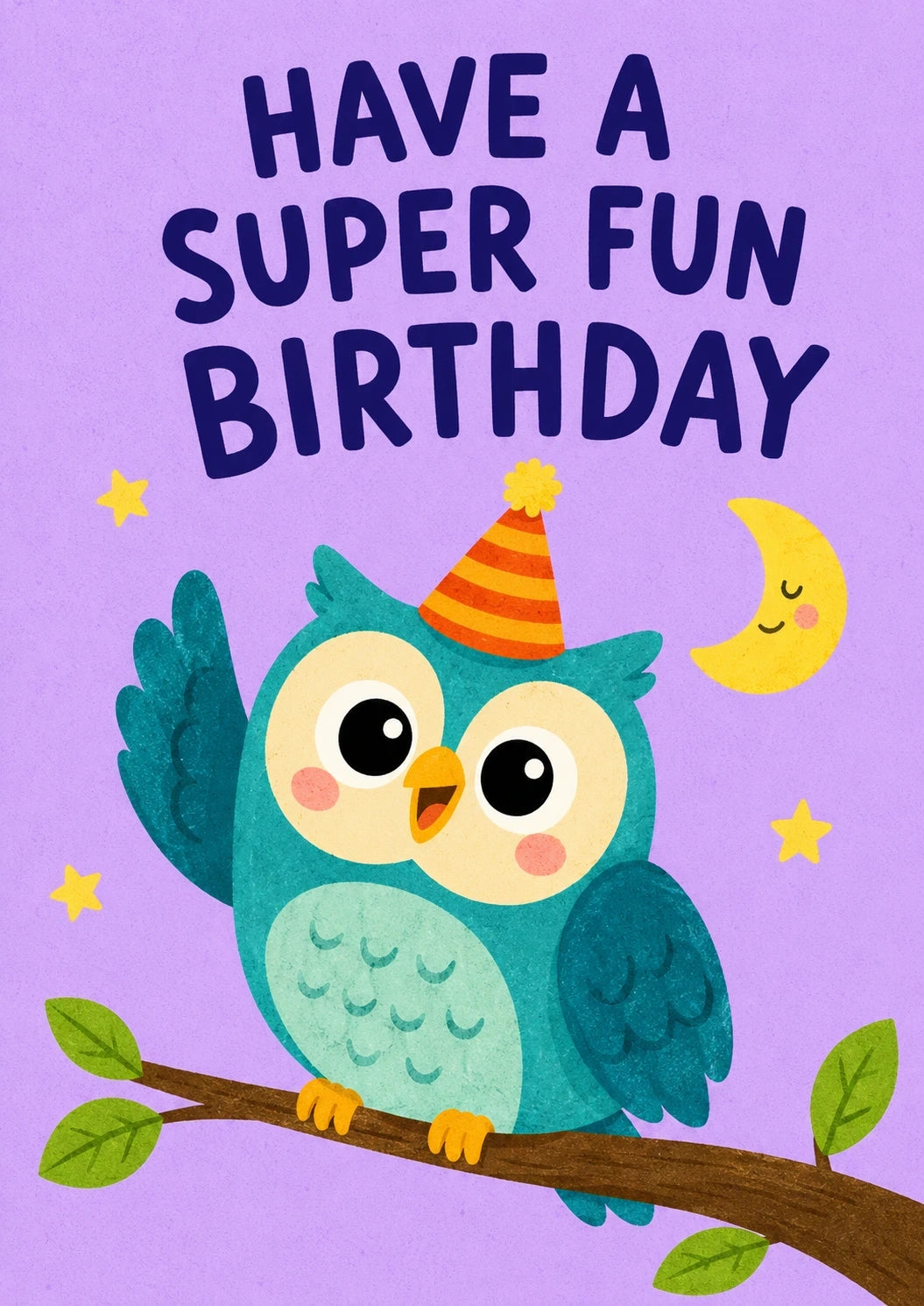 Birthdays - Personalised Card — with punch holes