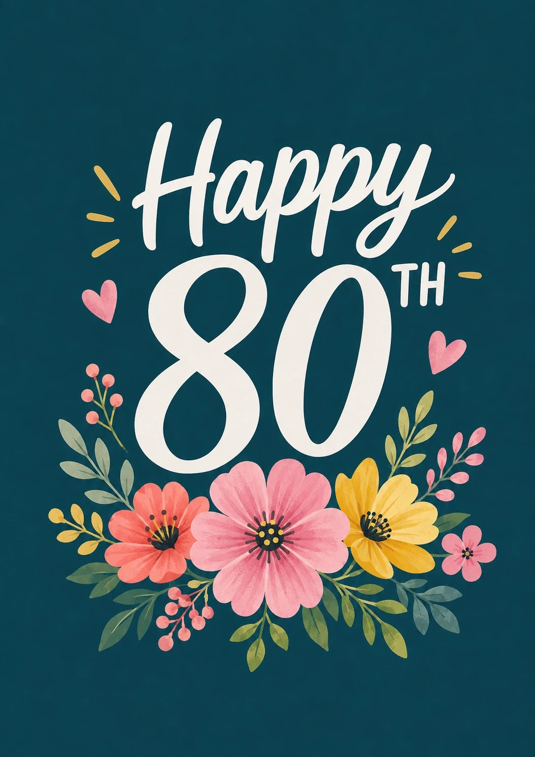 Birthdays - Personalised Card — with punch holes