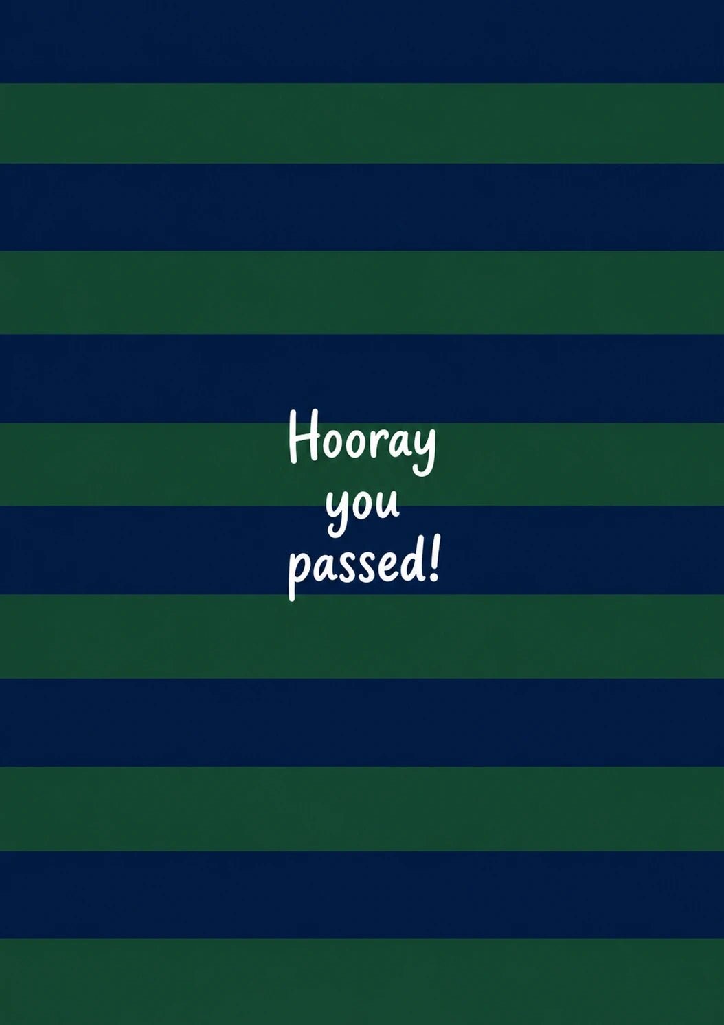 Gcses - Personalised Card — with punch holes