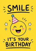 Load image into Gallery viewer, Birthdays - Personalised Card — with punch holes
