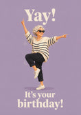 Load image into Gallery viewer, Funny Dancing Grandma Yay It's Your Birthday Card for Her
