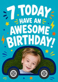 Load image into Gallery viewer, Birthdays - Personalised Card — with punch holes
