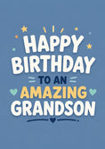 Load image into Gallery viewer, Birthdays - Personalised Card — with punch holes
