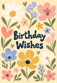 Load image into Gallery viewer, Pastel Wildflower Bouquet 18th Birthday Card for Her

