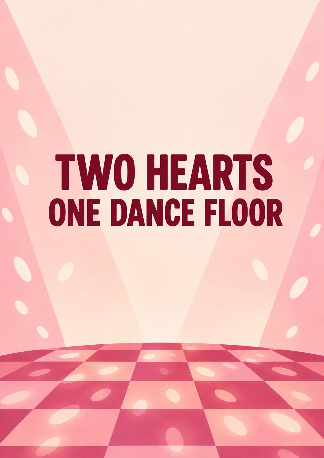 Two Hearts One Dance Floor Anniversary Card