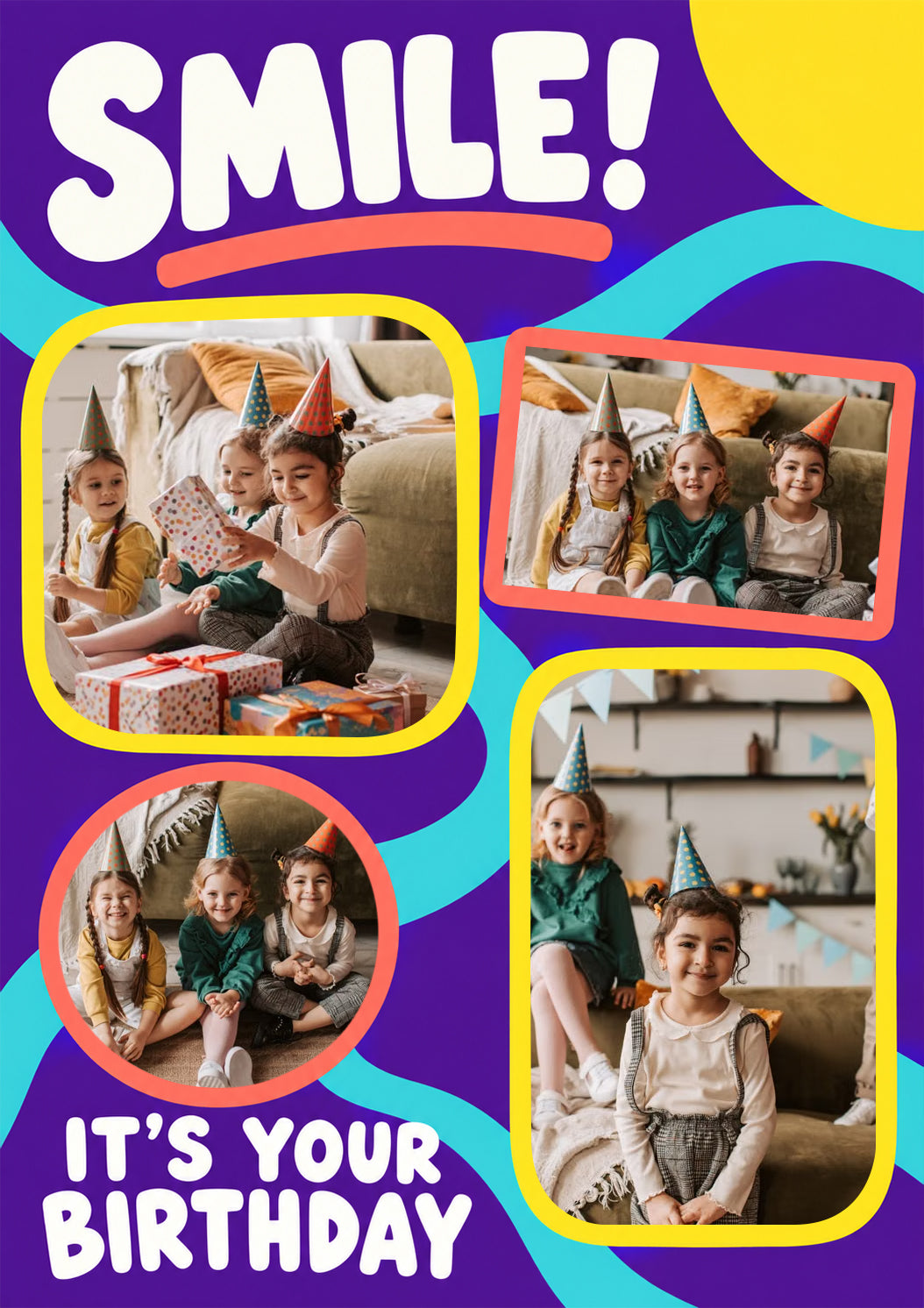 Smile It's Your Birthday Photo Upload Birthday Card
