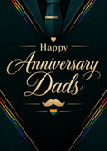 Load image into Gallery viewer, Gay Dads Tuxedo Pride Heart Anniversary Card
