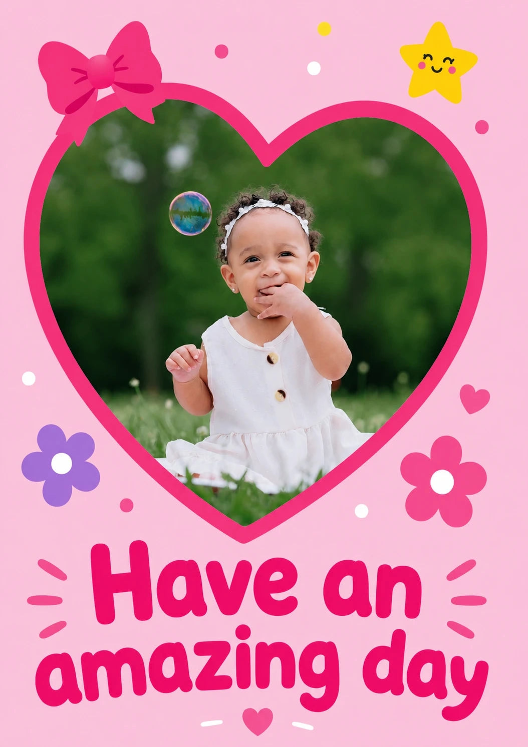 Birthdays - Personalised Card — with punch holes