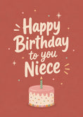 Load image into Gallery viewer, Birthdays - Personalised Card — with punch holes
