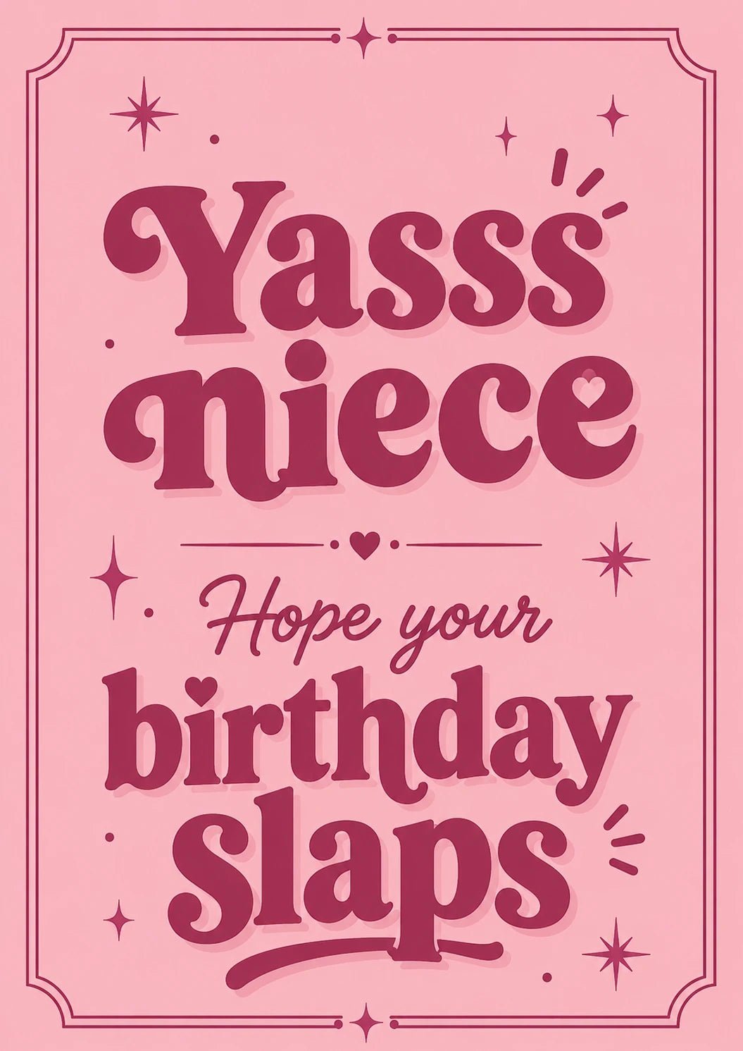 Birthdays - Personalised Card — with punch holes