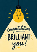 Load image into Gallery viewer, Congratulations - Personalised Card — with punch holes
