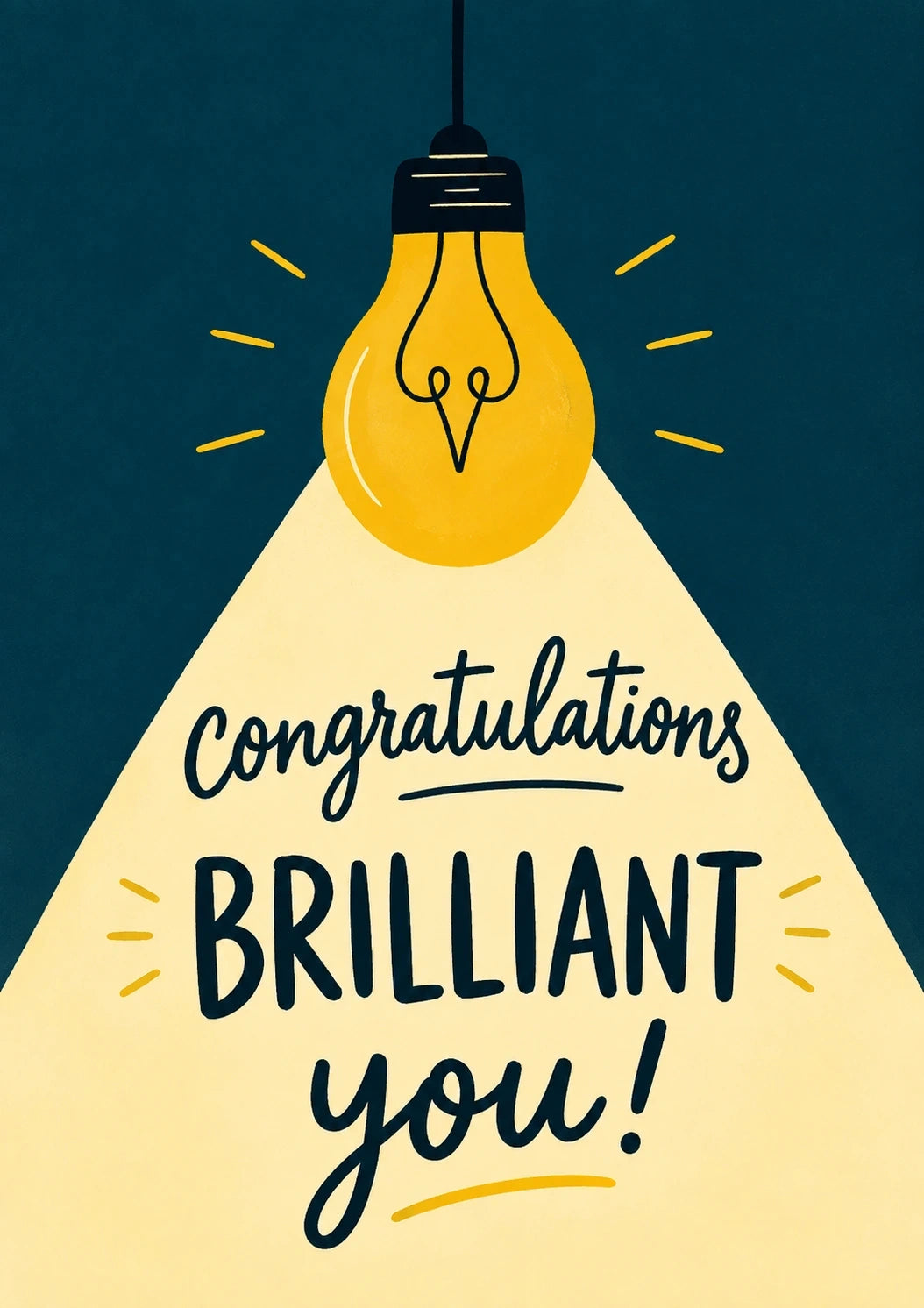 Gcses - Personalised Card — with punch holes