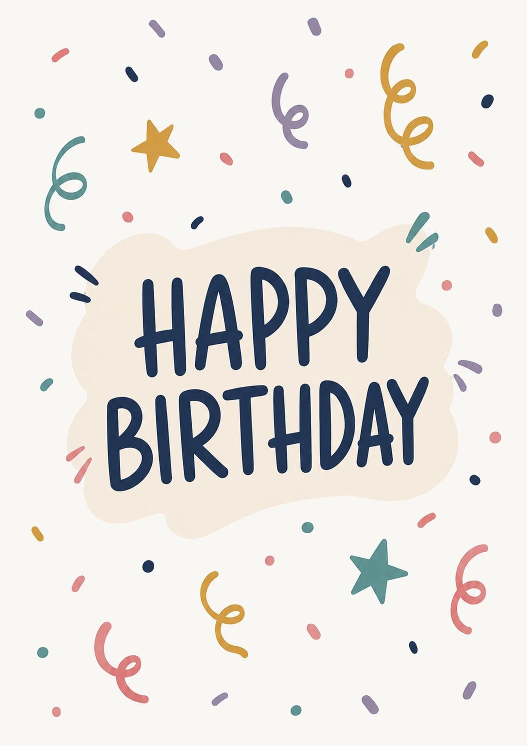Birthdays - Personalised Card