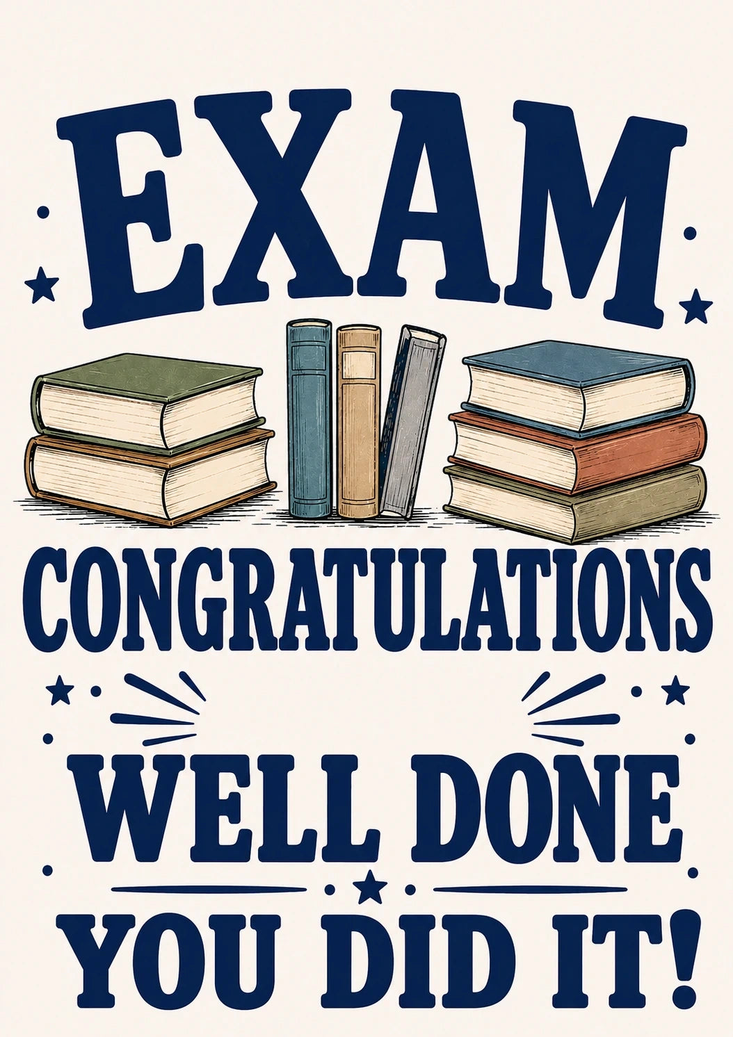 Gcses - Personalised Card — with punch holes