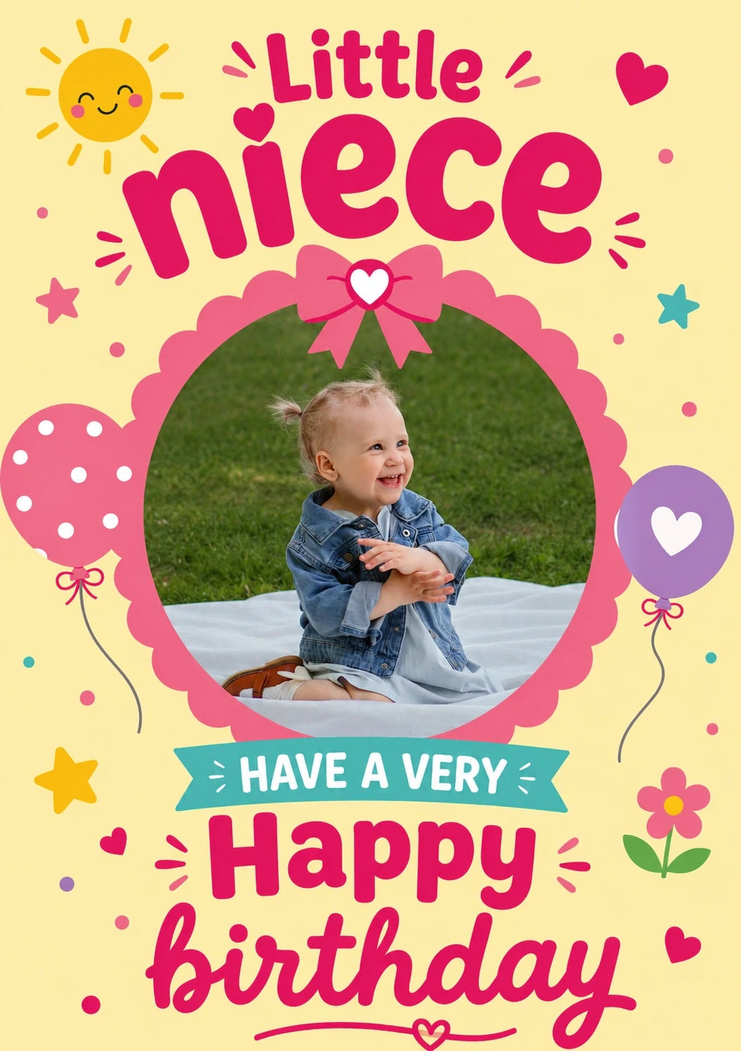 Birthdays - Personalised Card — with punch holes