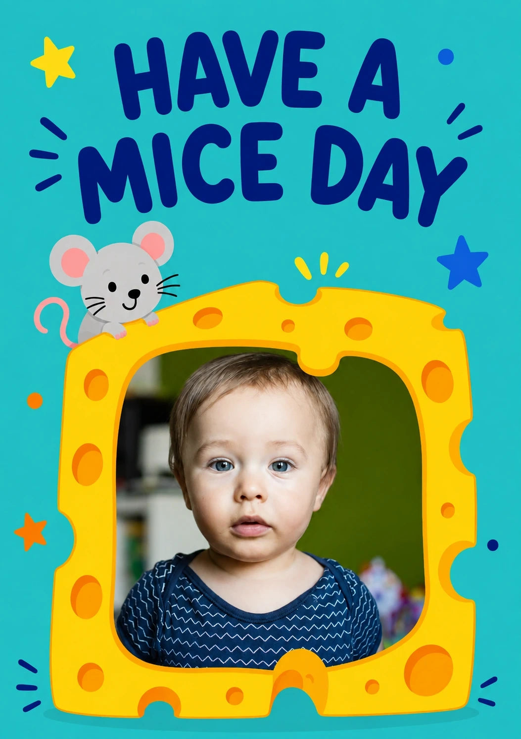 Birthdays - Personalised Card — with punch holes
