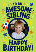 Load image into Gallery viewer, Birthdays - Personalised Card — with punch holes
