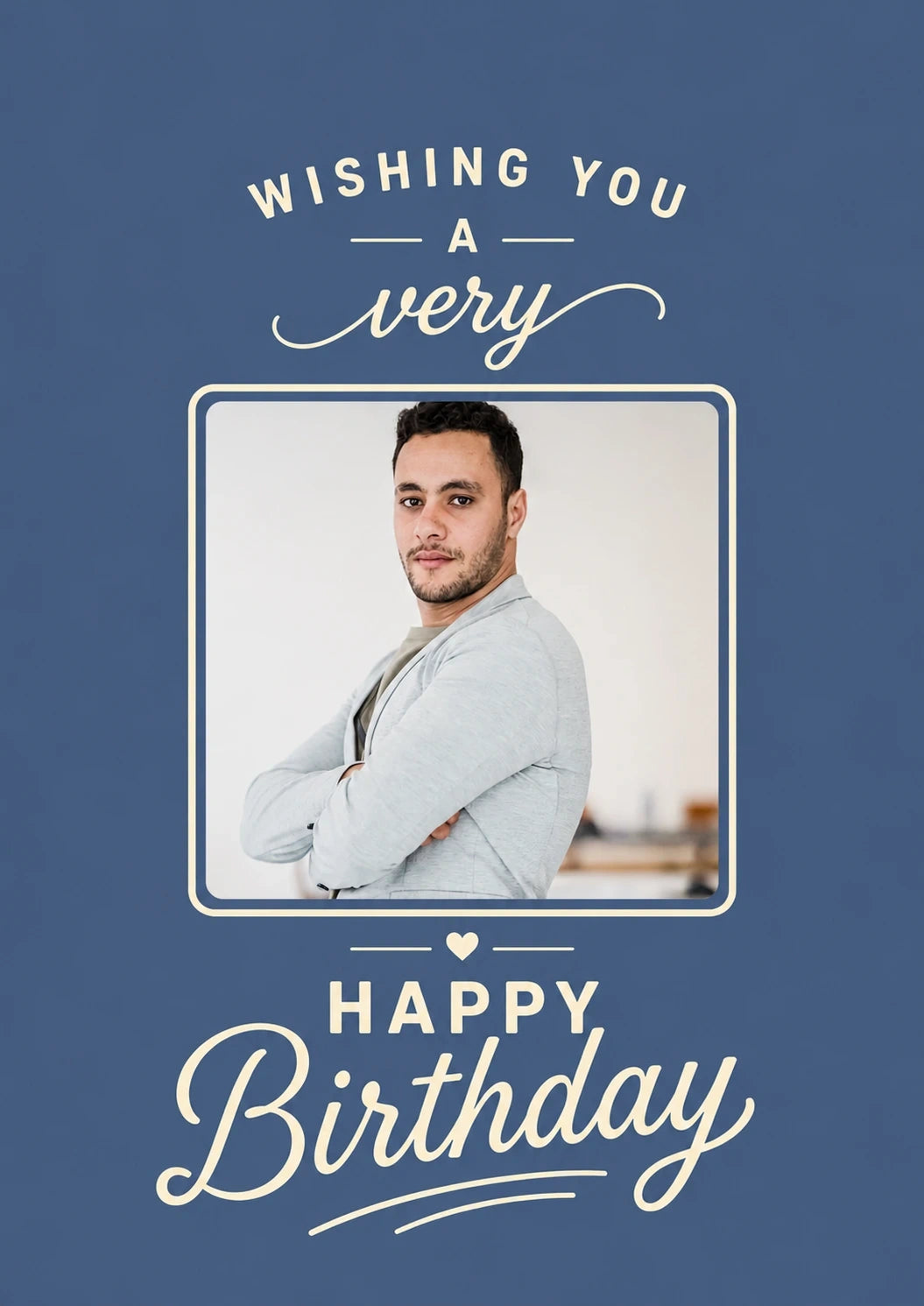 Birthdays - Personalised Card — with punch holes