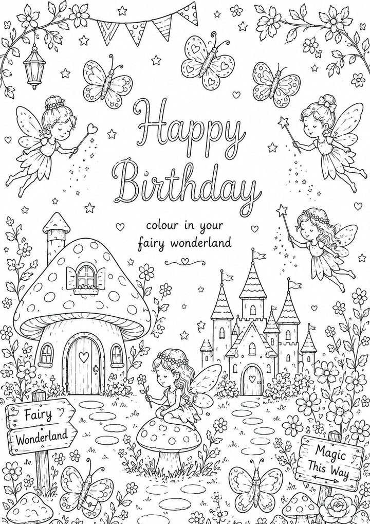 Birthdays - Personalised Card