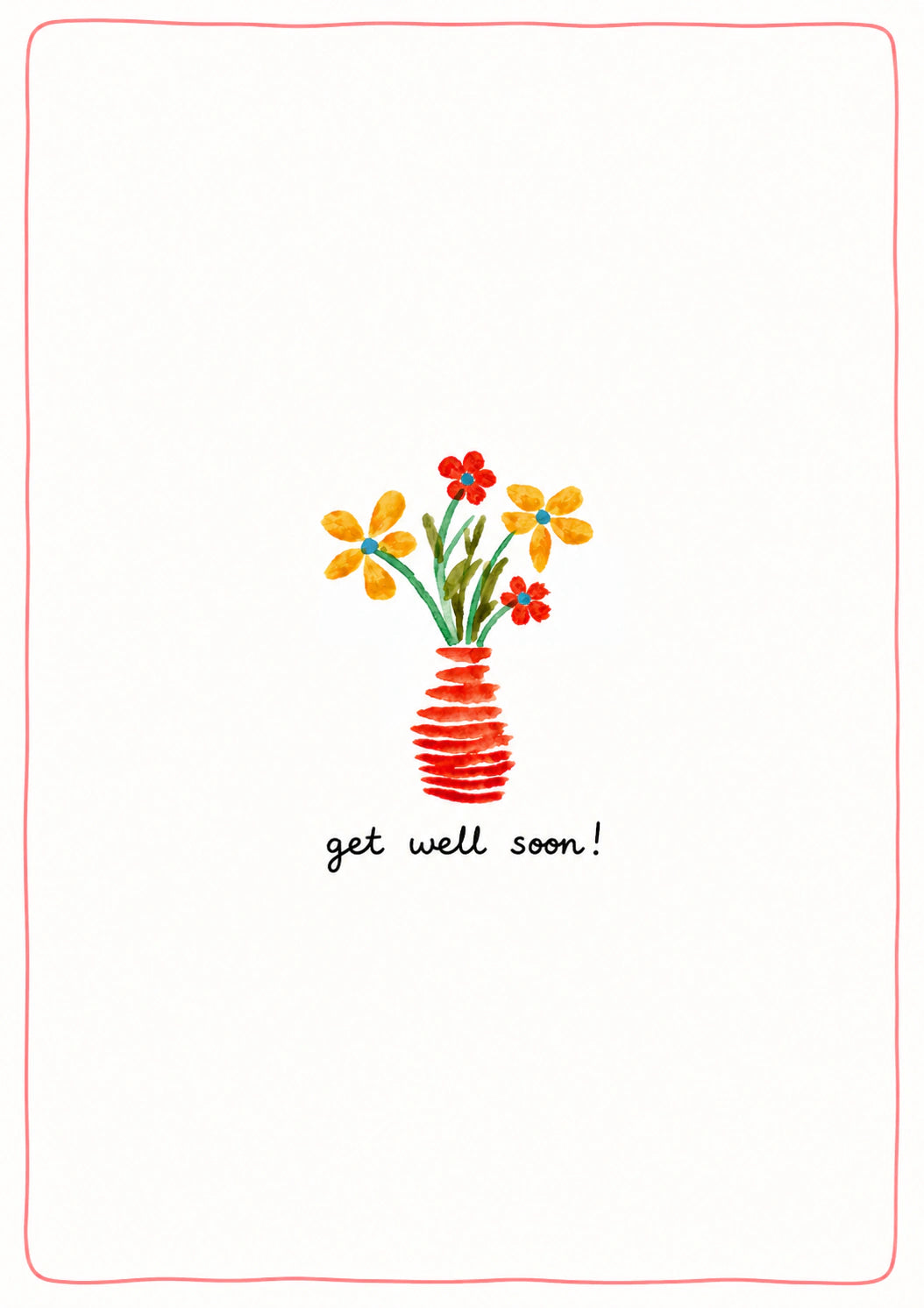 Get Well - Personalised Card