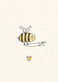 Load image into Gallery viewer, Cute Bee Pointing Arrows Anniversary Card
