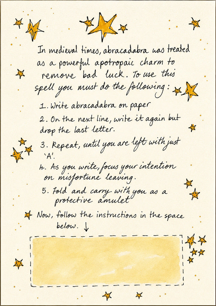 Good Luck Personalised Card