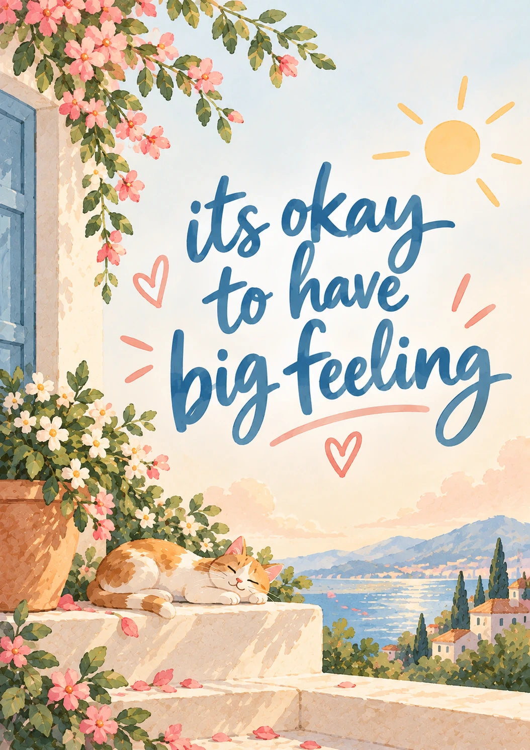 It's Okay to Have Big Feelings friendship Card for Cousin