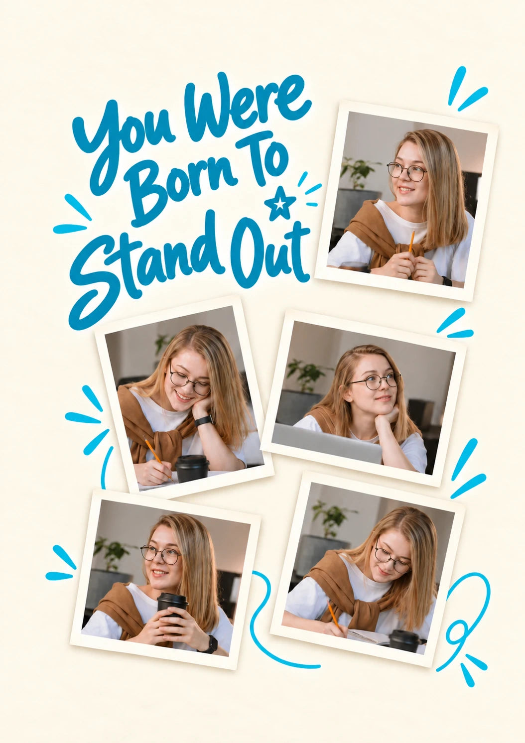 You Were Born To Stand Out Photo Upload Congratulations Card for Niece