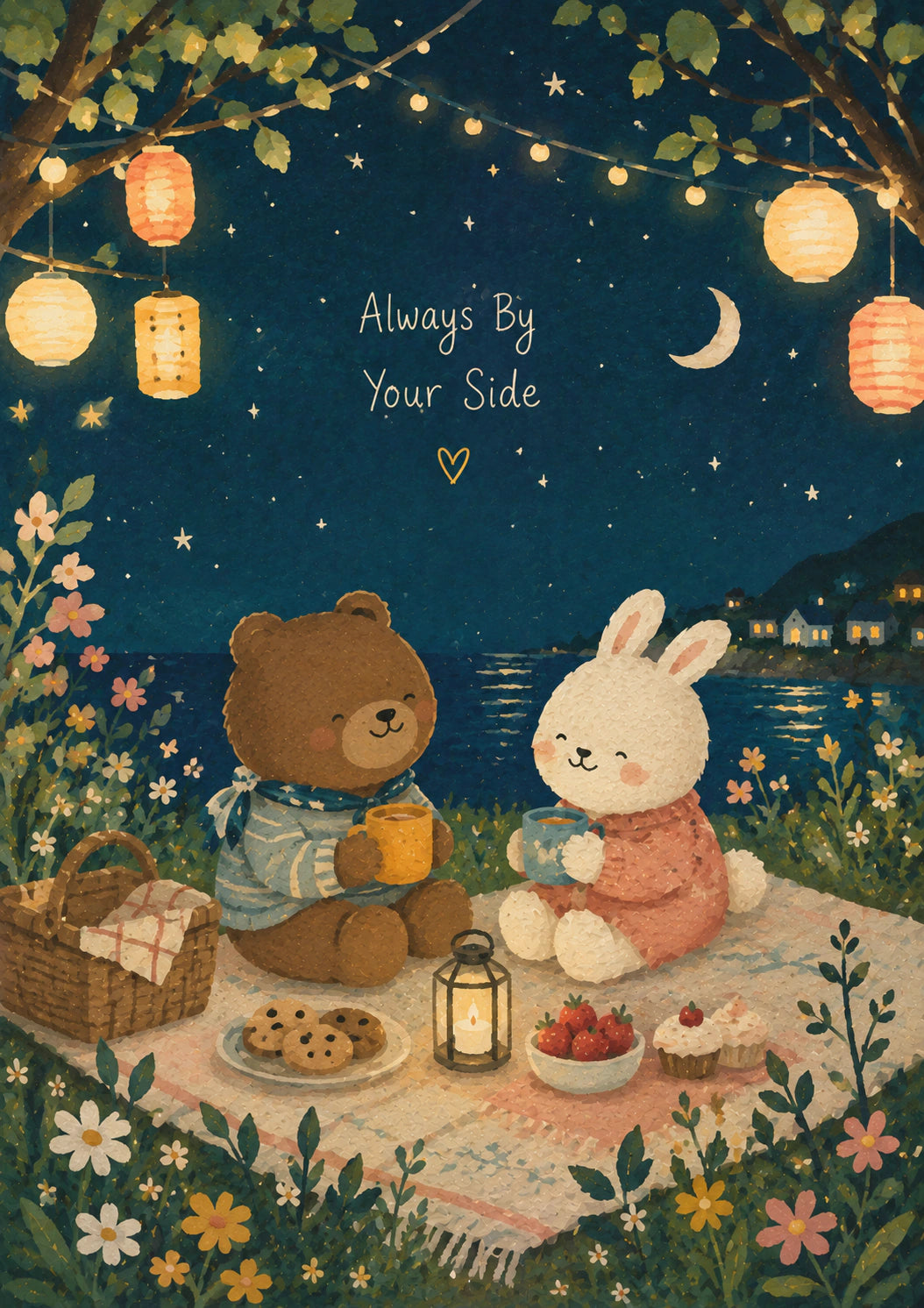 Friendship - Personalised Card — with punch holes