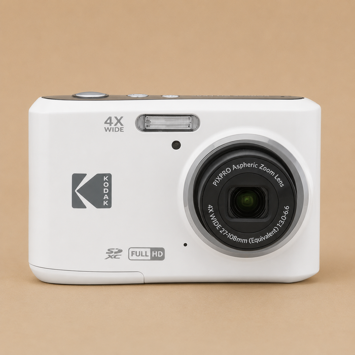 KODAK Pixpro FZ45: 16.44 Megapixel Compact Digital Camera - White