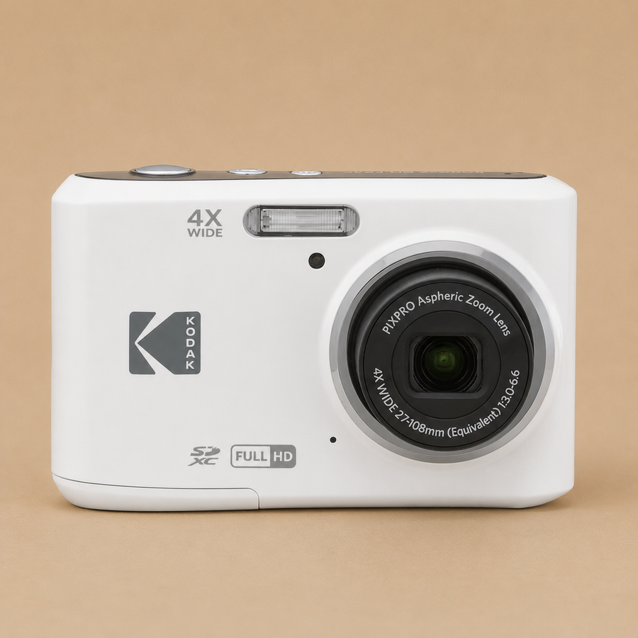 KODAK Pixpro FZ45: 16.44 Megapixel Compact Digital Camera - White