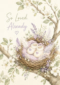 Load image into Gallery viewer, New Baby - Personalised Card — with punch holes
