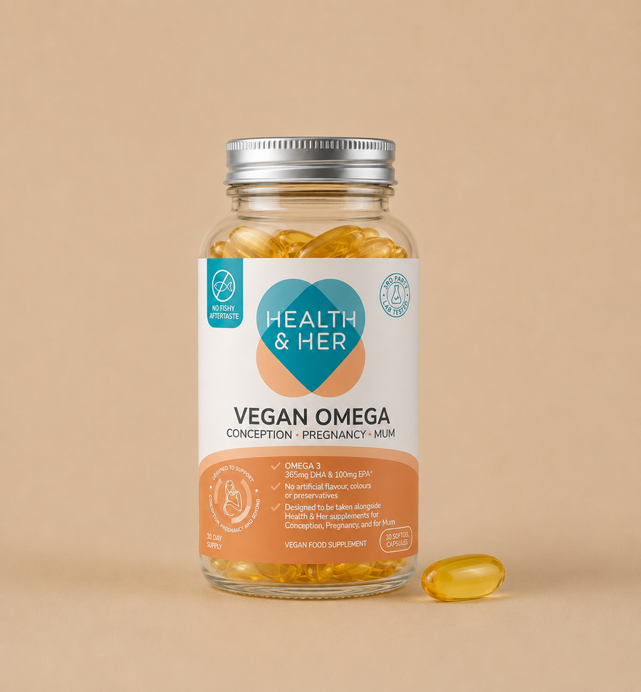 Health & Her Vegan Omega 3 Capsules – 60 Pack