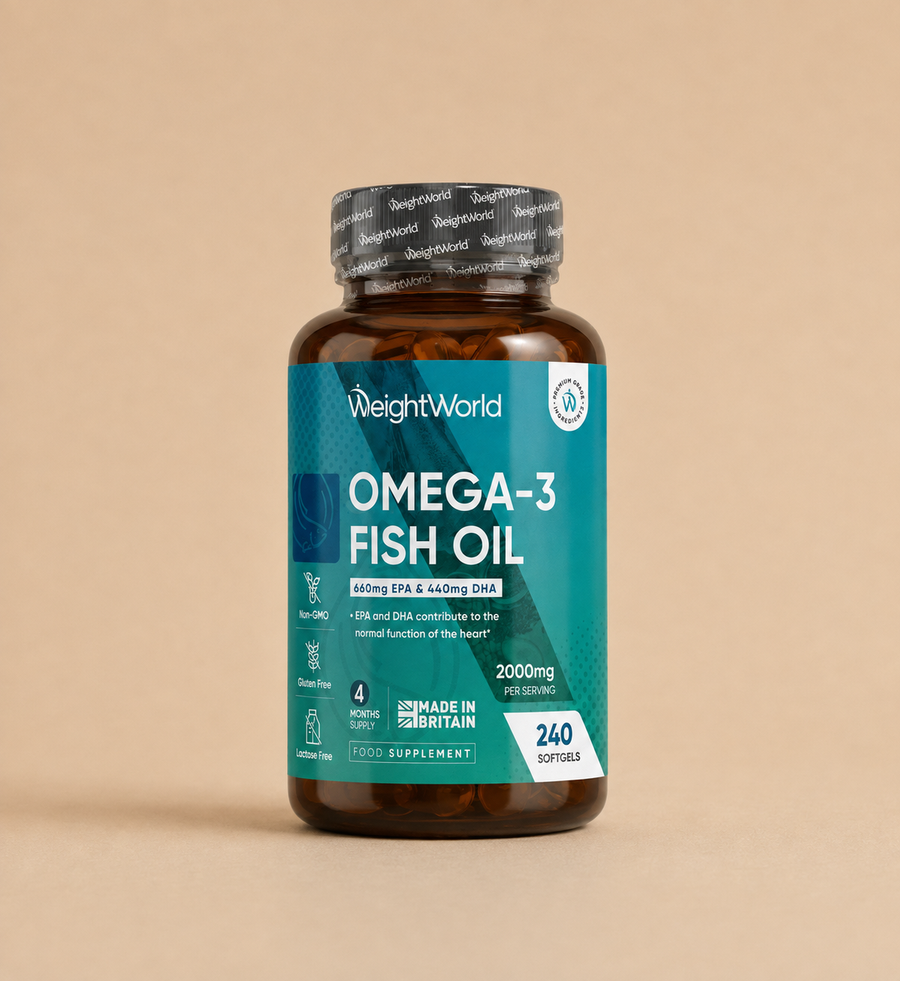 WeightWorld Omega 3 Fish Oil – 240 Softgels