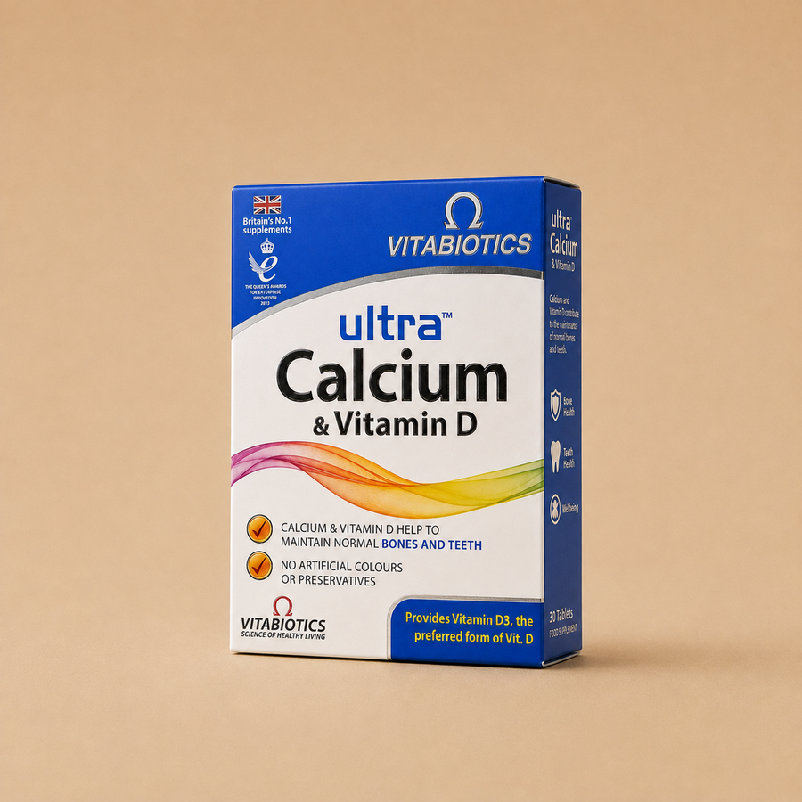 Vitabiotics Ultra Calcium with Vitamin D – 96 Tablets