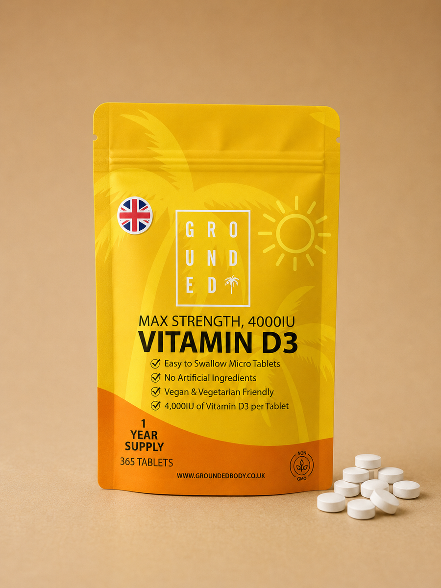 Grounded Vitamin D3 Tablets – 365 Pack
