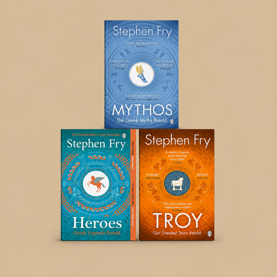 Stephen Fry Greek Myths 3-Book Collection