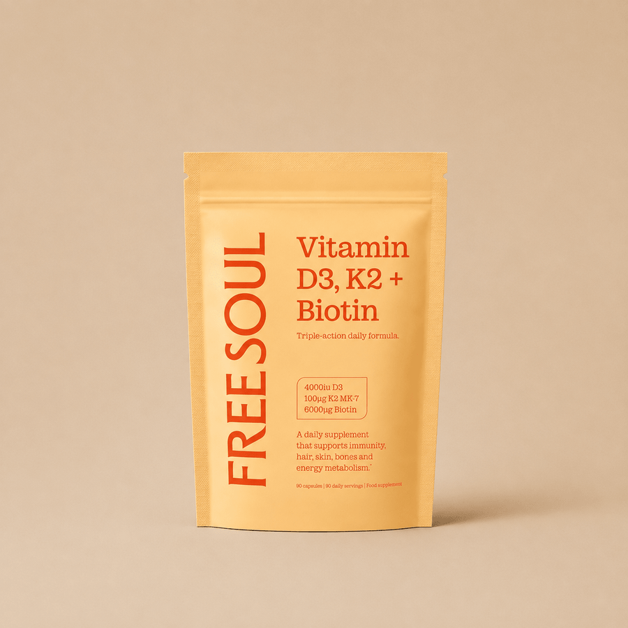 Free Soul Vitamin D3, K2 & Biotin