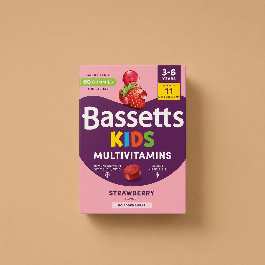 Bassetts Kids Multivitamin Strawberry Gummies