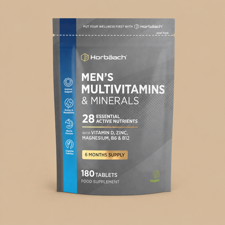Horbäach Men’s Multivitamins – 180 Tablets
