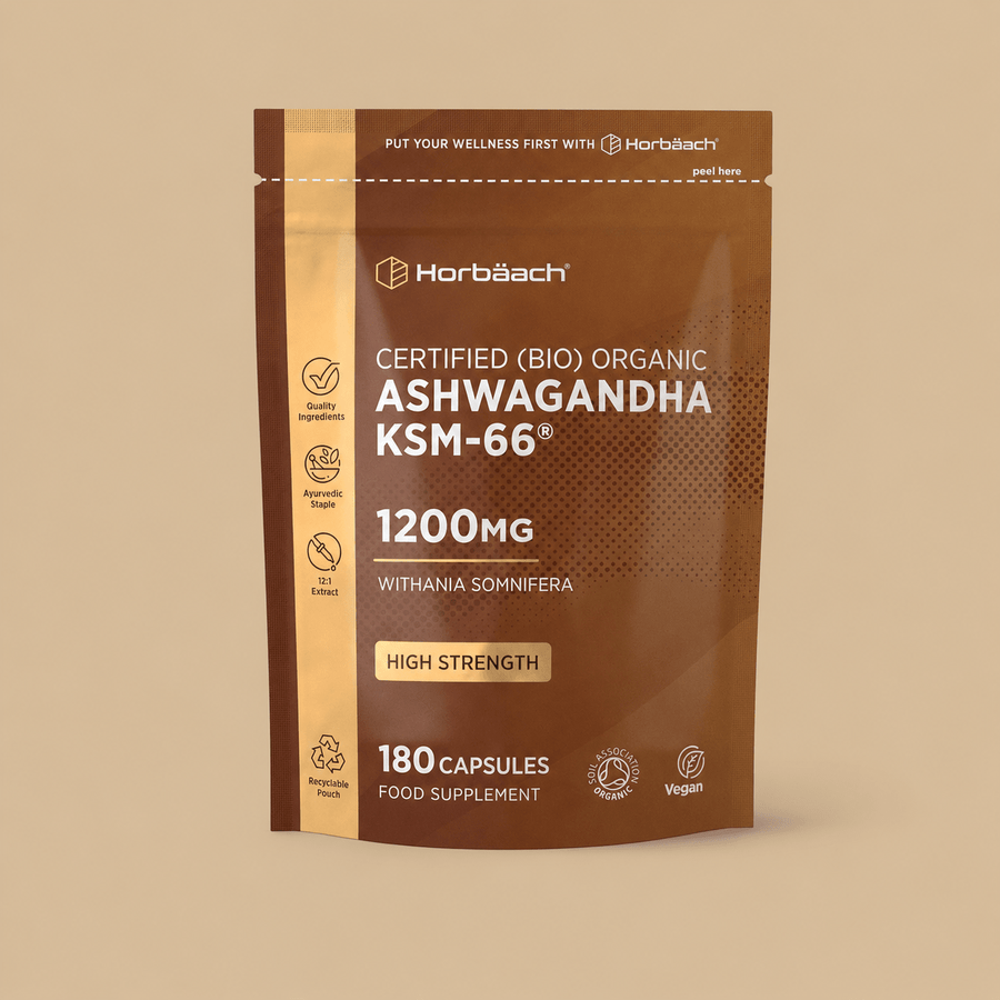 Horbäach Organic Ashwagandha KSM-66