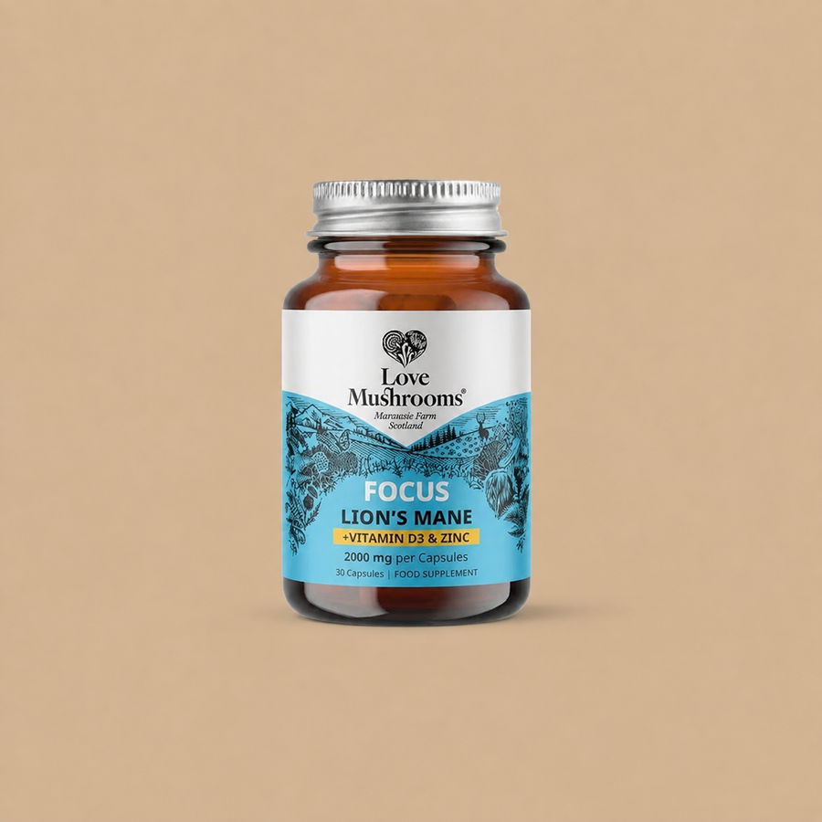 Love Mushrooms Lion’s Mane Plus – 30 Capsules