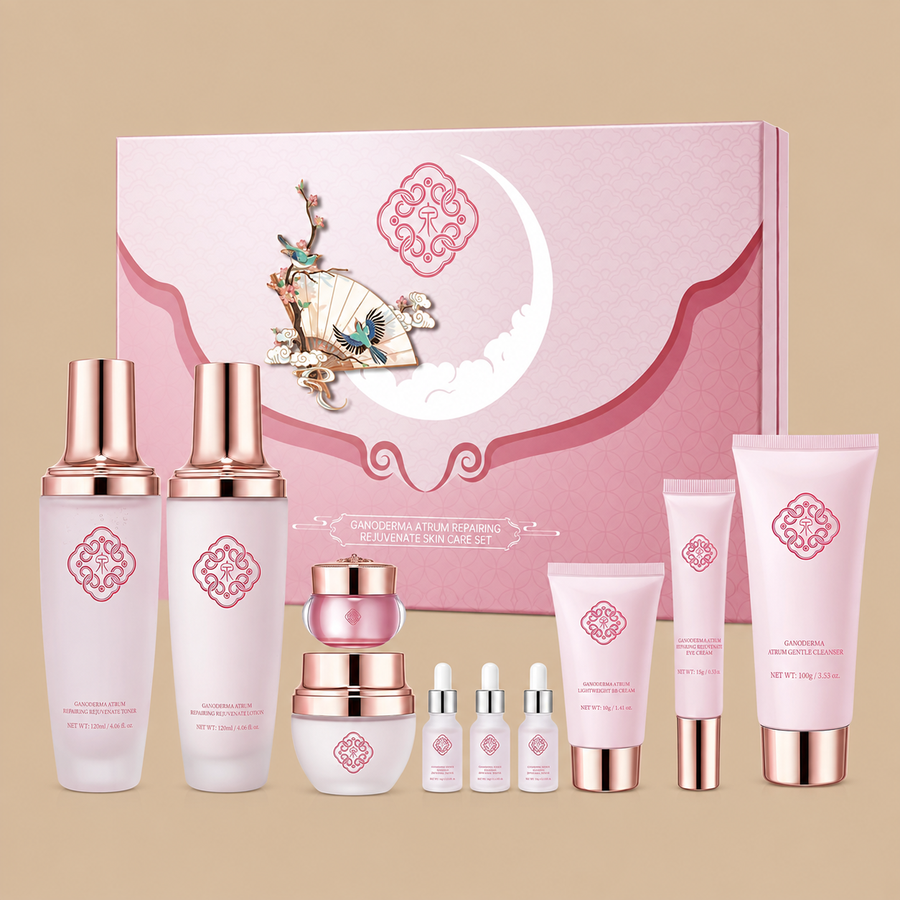 OKADY Ganoderma 10-Piece Skincare Set