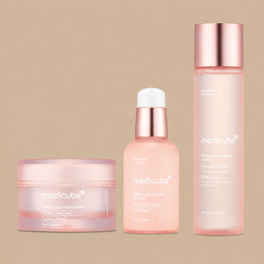 Medicube Triple Collagen 3-Step Skincare Set