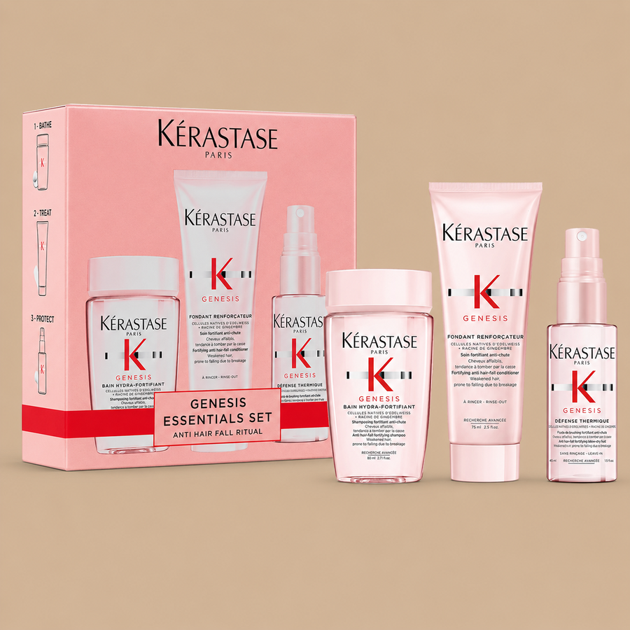 Kérastase Genesis Shampoo, Conditioner & Heat Protectant Set