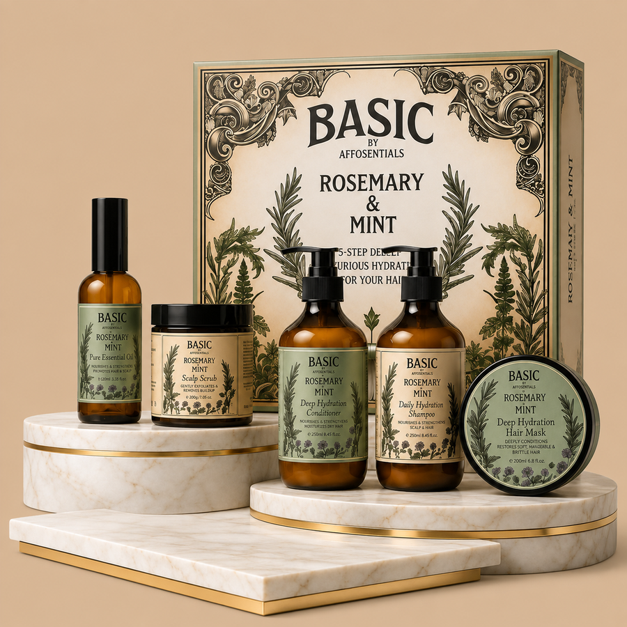 Affosentials Rosemary & Mint Shampoo & Conditioner Haircare Set