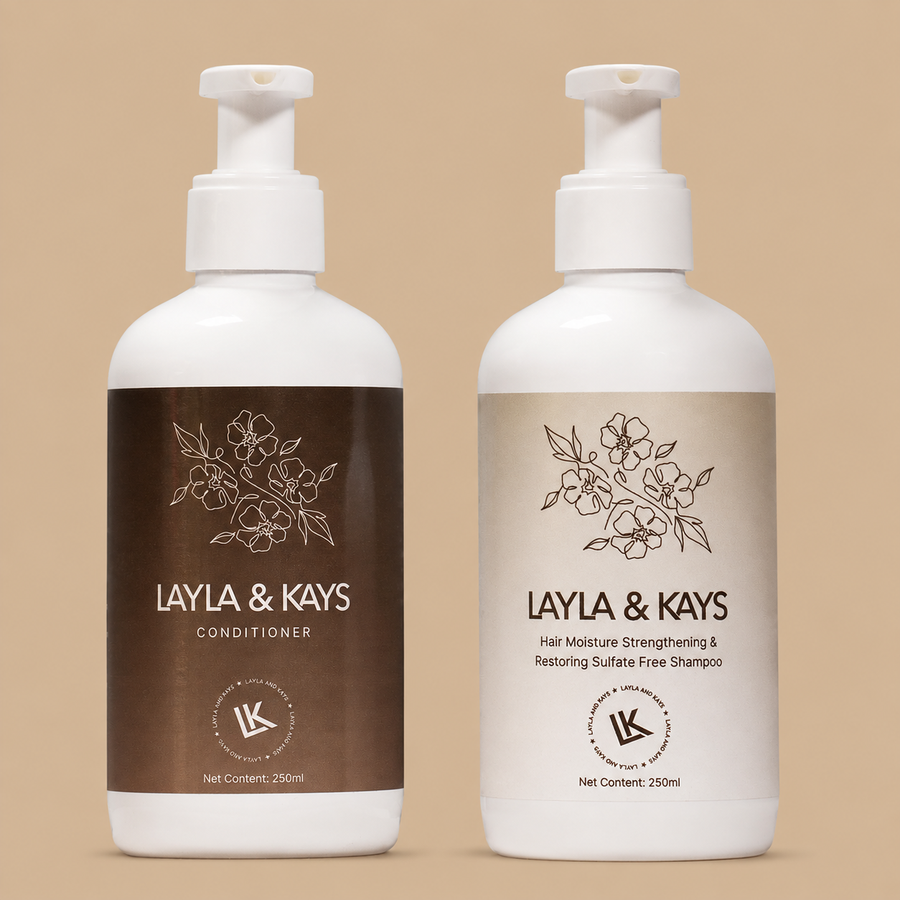 Layla & Kays Strength & Restore Shampoo & Conditioner Set