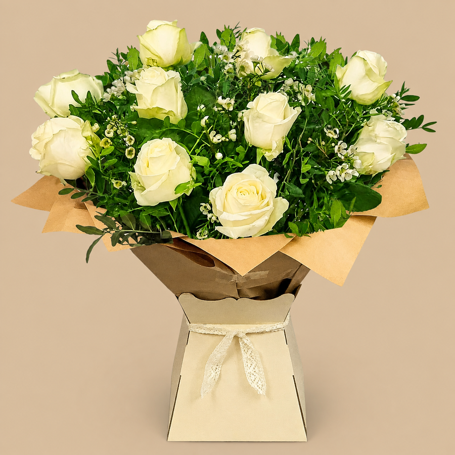 White Rose Bouquet