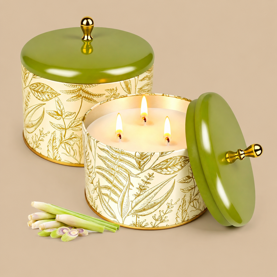 KIYTARBOO Citronella Candle Set