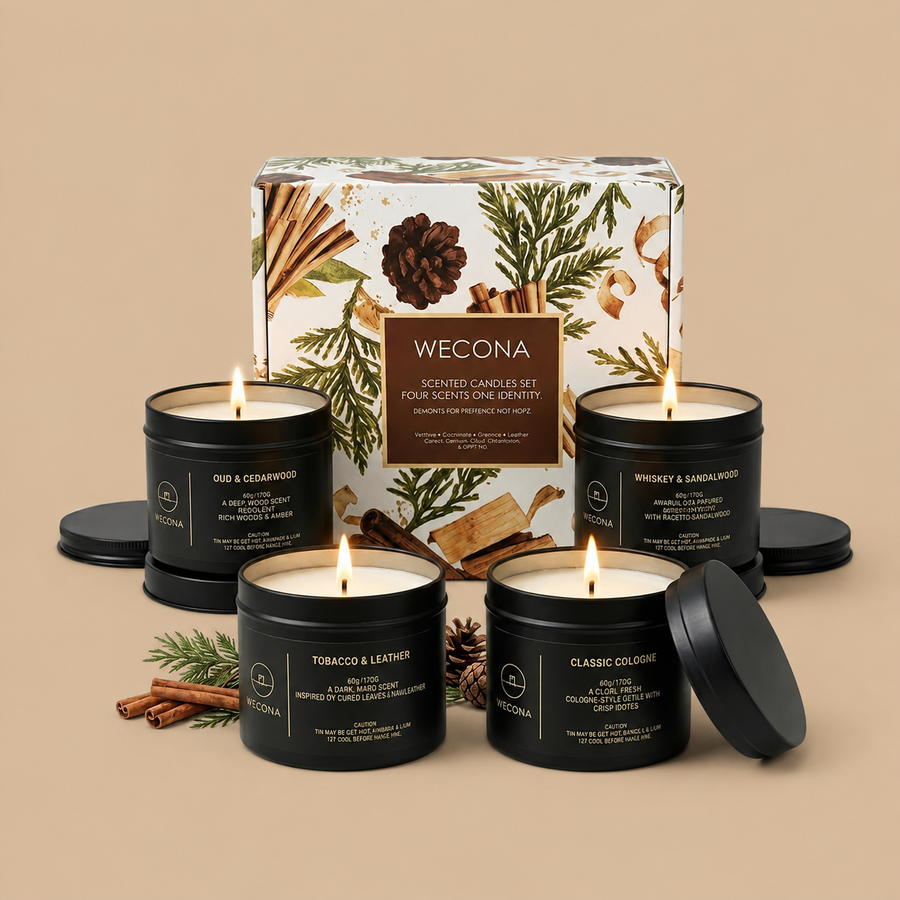WECONA Scented Candle Set